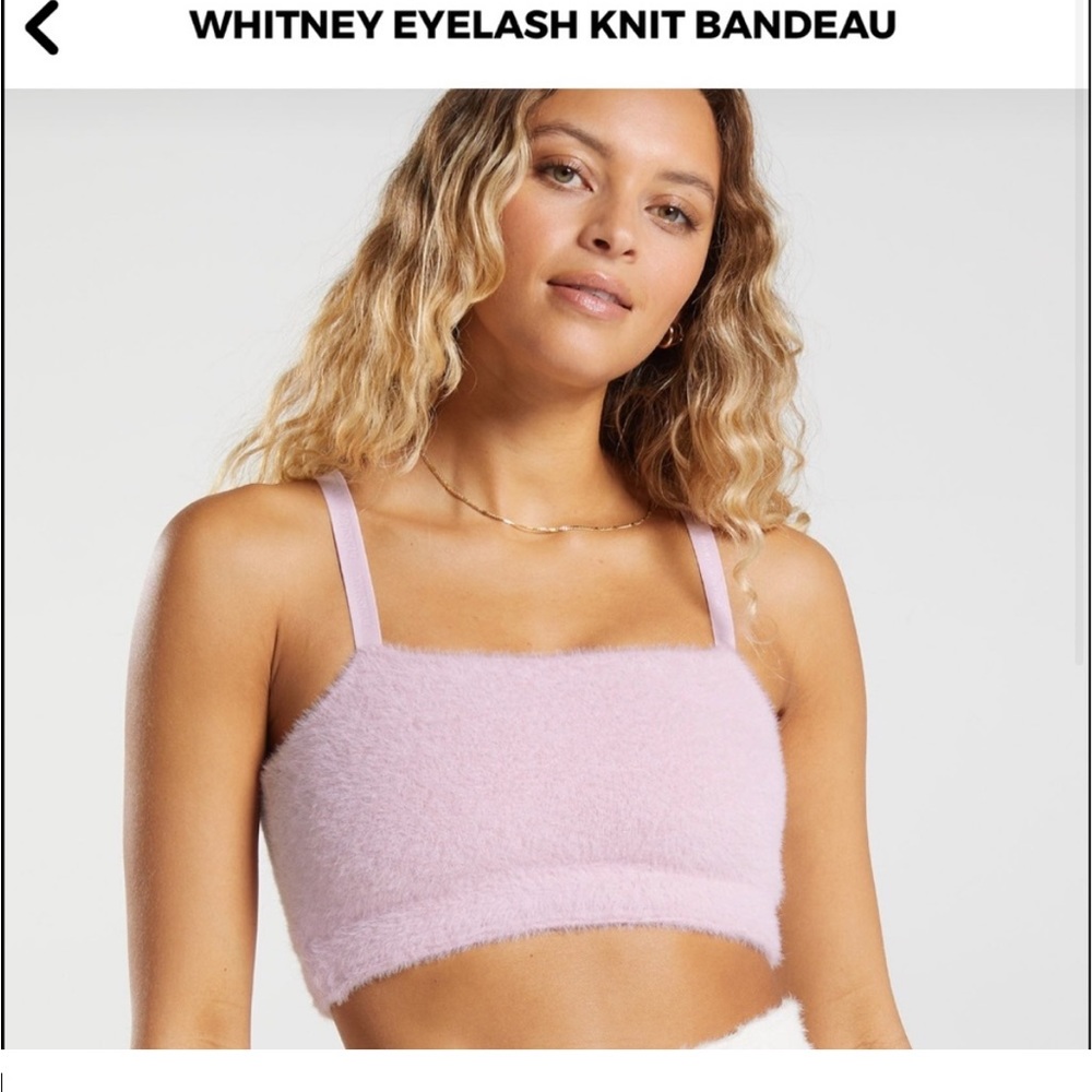 Whitney Simmons 5 x gym shake eyelash bandeau petal pink